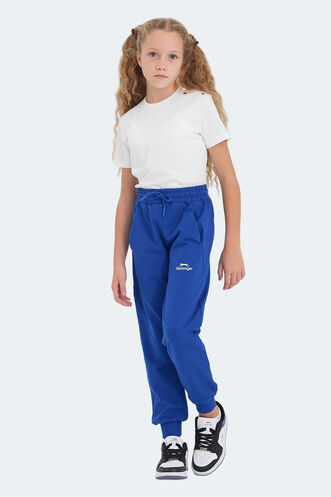 Slazenger LEGY Unisex Çocuk Eşofman Altı Kraliyet Mavisi - Thumbnail