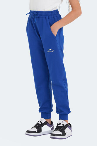 Slazenger LEGY Unisex Kids Sweatpants Royal Blue - Thumbnail
