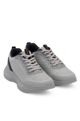 Slazenger LEMAR Erkek Sneaker Ayakkabı Gri - Lacivert - Thumbnail