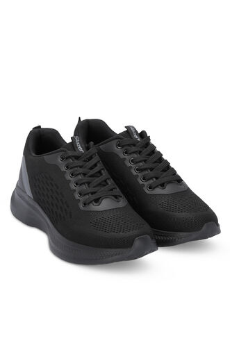 Slazenger LEMAR Men's Sneaker Black - Black - Thumbnail