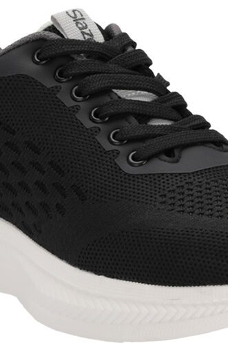 Slazenger LEMAR Women's Sneaker Shoes Black - White - Thumbnail