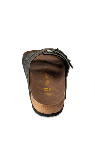 Slazenger LENS Erkek Terlikleri Haki Kamuflaj - Thumbnail