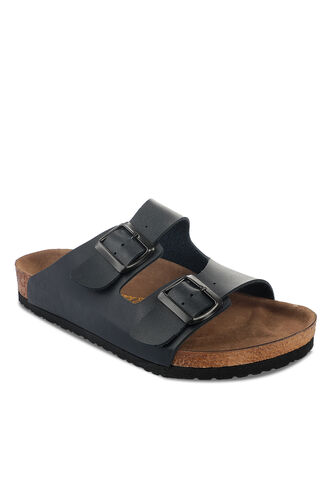 Slazenger LENS Erkek Terlikleri Lacivert - Thumbnail