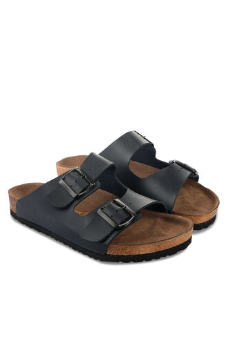 Slazenger LENS Erkek Terlikleri Lacivert - Thumbnail