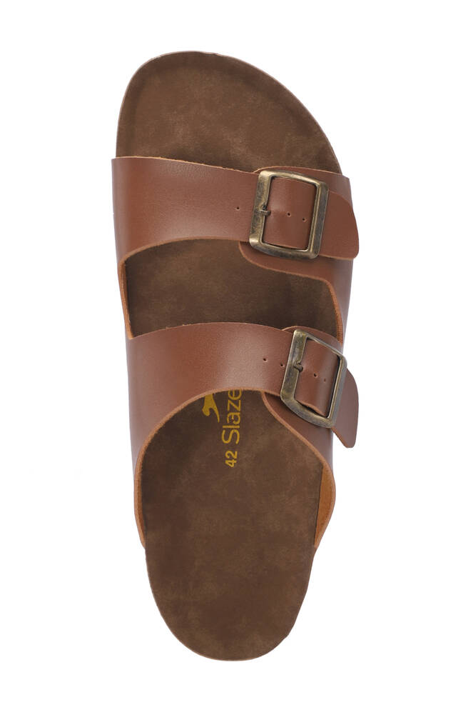 Slazenger LENS Erkek Terlikleri Kahverengi