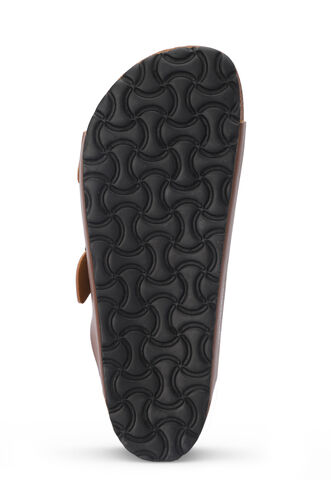 Slazenger LENS Erkek Terlikleri Kahverengi - Thumbnail