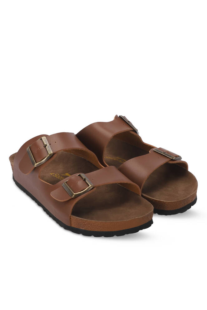 Slazenger LENS Erkek Terlikleri Kahverengi