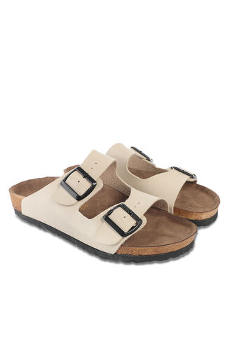 Slazenger LENS Kadın Terlikleri Bej - Thumbnail