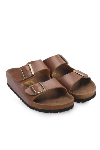 Slazenger LENS Kadın Terlikleri Kahverengi - Thumbnail