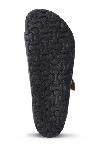 Slazenger LENS Unisex Terlik Kahve Nubuk - Thumbnail