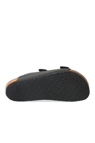 Slazenger LENS Unisex Terlik Siyah Nubuk - Thumbnail