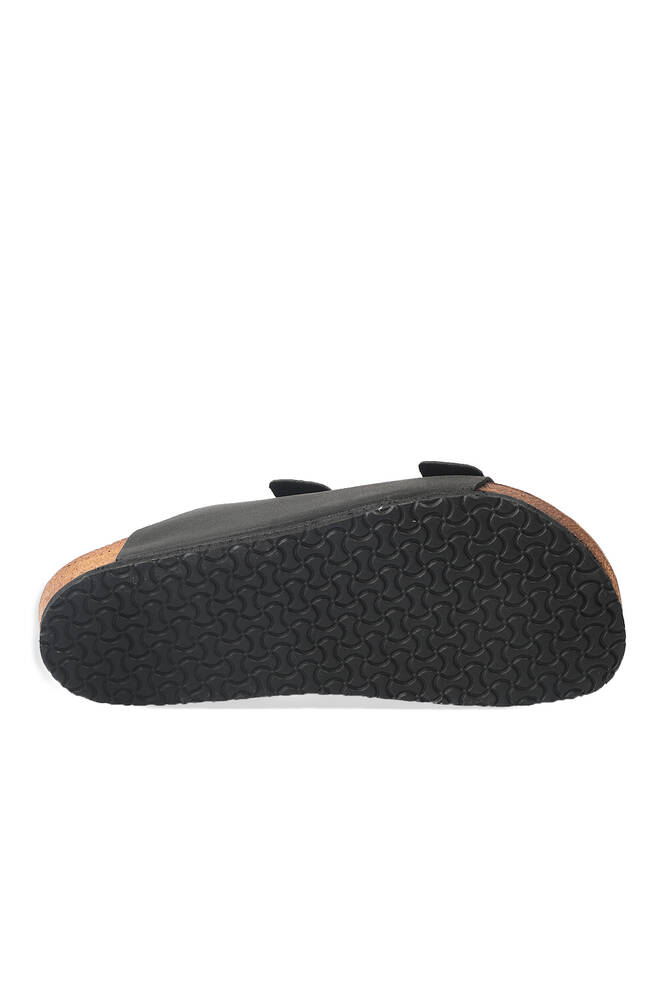 Slazenger LENS Unisex Terlik Siyah Nubuk