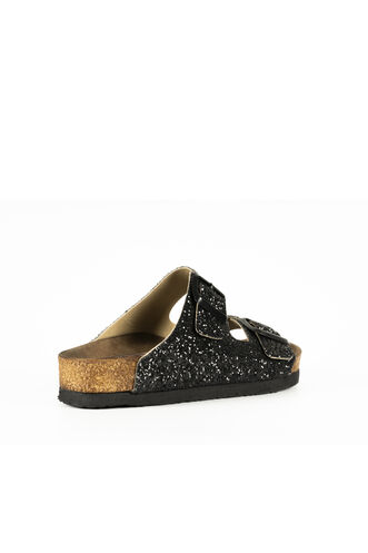 Slazenger LENS Women's Slippers Black Glitter - Thumbnail