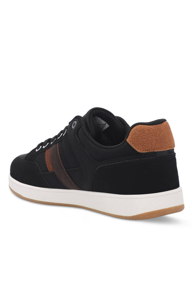 Slazenger LESSON Erkek Sneaker Ayakkabıları Siyah - Beyaz