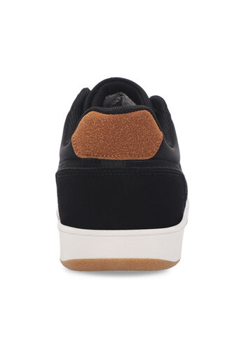 Slazenger LESSON Erkek Sneaker Ayakkabıları Siyah - Beyaz - Thumbnail