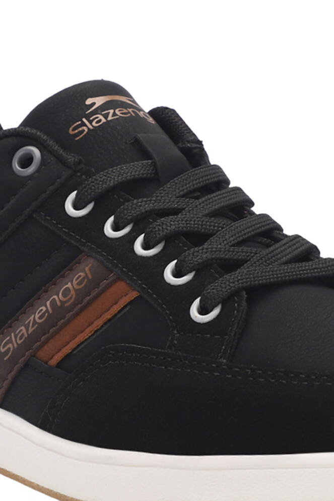 Slazenger LESSON Erkek Sneaker Ayakkabıları Siyah - Beyaz