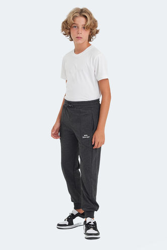 Slazenger LINE Unisex Kids Sweatpants Dark Gray - Thumbnail