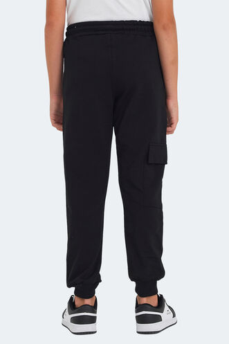 Slazenger LIVE Unisex Çocuk Eşofman Altı Siyah - Thumbnail