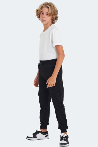 Slazenger LIVE Unisex Çocuk Eşofman Altı Siyah - Thumbnail