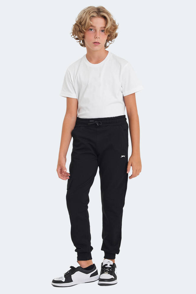 Slazenger LIVE Unisex Çocuk Eşofman Altı Siyah