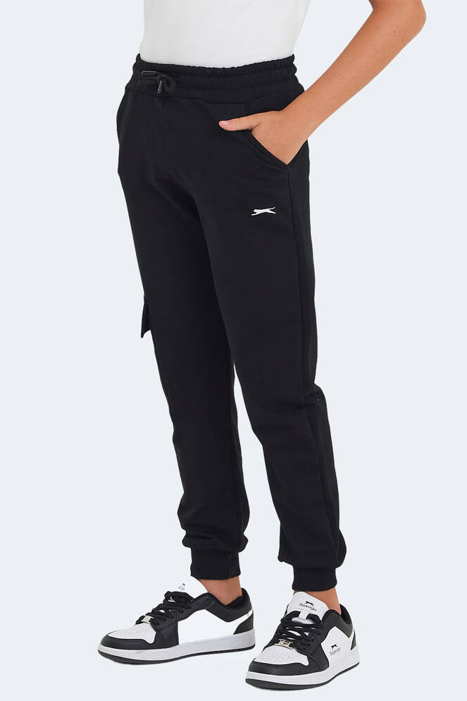 Slazenger LIVE Unisex Çocuk Eşofman Altı Siyah