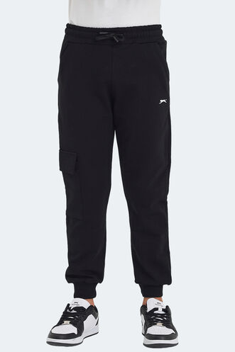 Slazenger LIVE Unisex Çocuk Eşofman Altı Siyah - Thumbnail