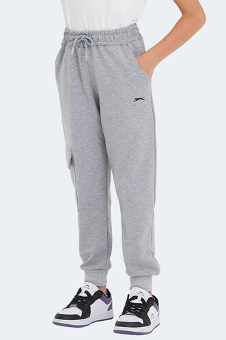 Slazenger - Slazenger LIVE Unisex Kids Sweatpants Stone Gray