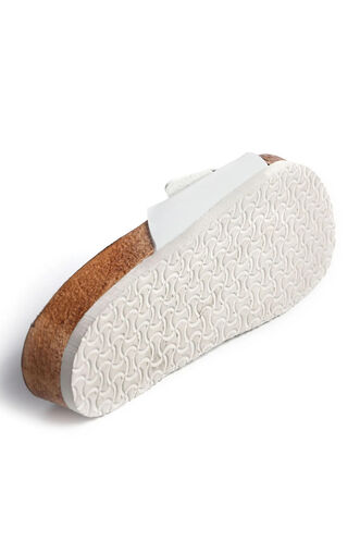 Slazenger LORA Kadın Terlik Beyaz - Thumbnail