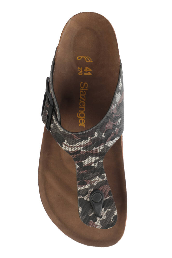 Slazenger LUKE Erkek Terlikleri Siyah Kamuflaj