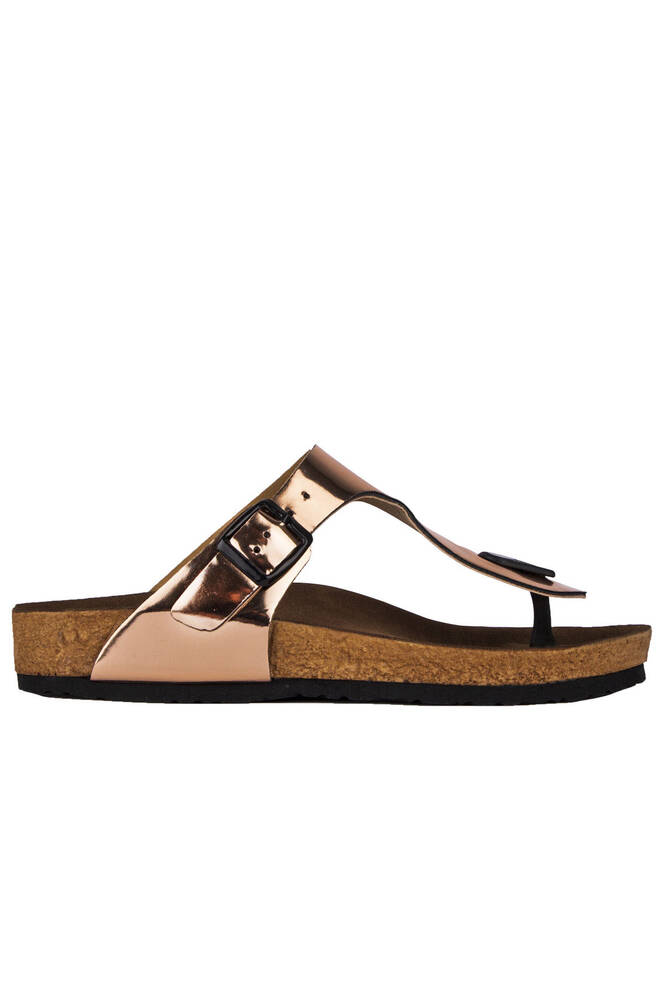 Slazenger LUKE Kadın Terlikleri Gümüş Patent