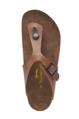 Slazenger LUKE Kadın Terlikleri Kahverengi - Thumbnail