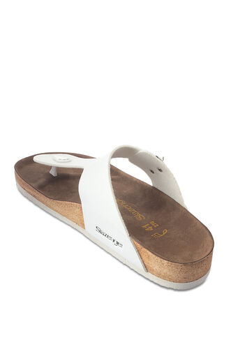 Slazenger LUKE Erkek Parmak Arası Beyaz Terlik - Thumbnail