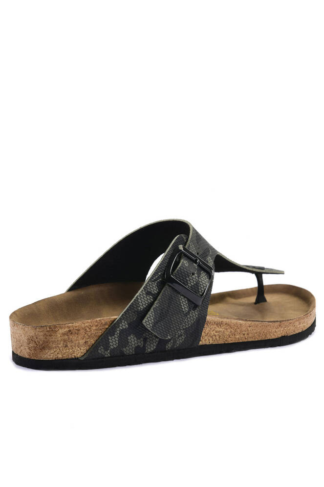 Slazenger LUKE Unisex Terlik Haki Kamuflaj