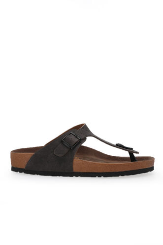 Slazenger - Slazenger LUKE Women's Slippers Brown Nubuck