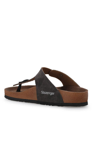 Slazenger LUKE Women's Slippers Brown Nubuck - Thumbnail