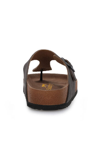 Slazenger LUKE Women's Slippers Brown Nubuck - Thumbnail