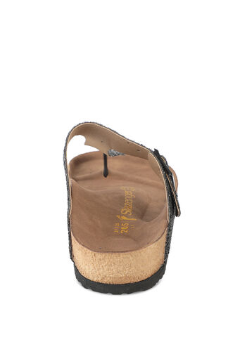 Slazenger LUKE Women's Slippers Black Glitter - Thumbnail