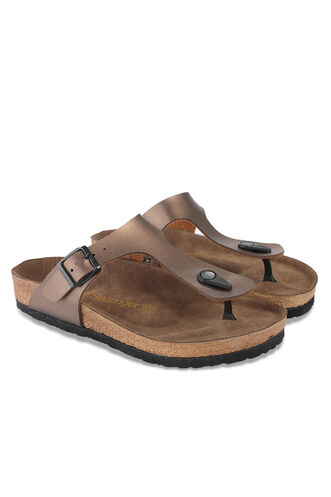 Slazenger LUKE Women's Slippers Bronze - Thumbnail