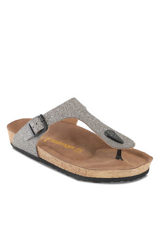 Slazenger LUKE Women's Slippers Gray - Purple - Thumbnail