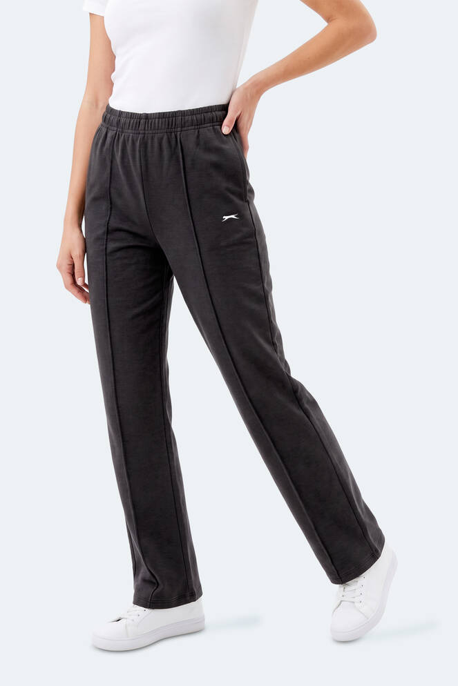 Slazenger MABLE Kadın Bol Paça Siyah Eşofman Altı