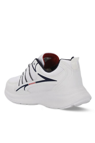 Slazenger MACELLAN Men's Sneaker White - Navy - Thumbnail