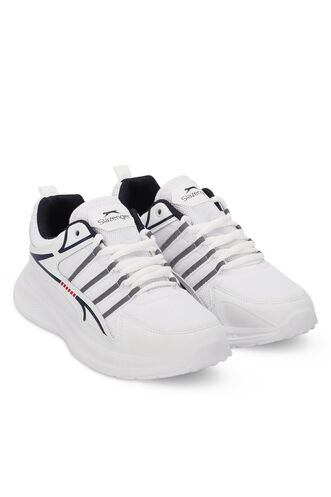 Slazenger MACELLAN Men's Sneaker White - Navy - Thumbnail