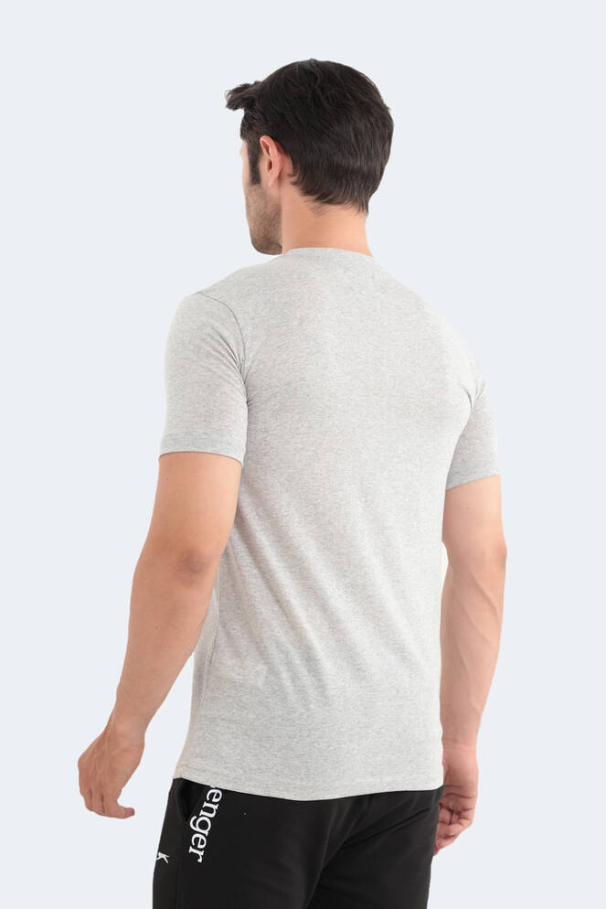 Slazenger MACSEN Erkek Gri Tişört