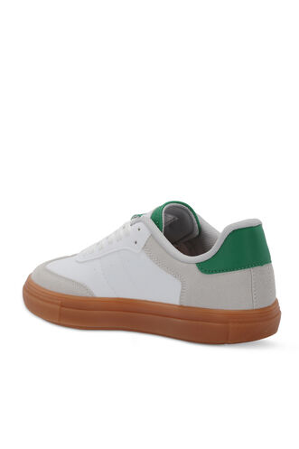 Slazenger MADDIE Women's Sneaker Shoes White - Green - Thumbnail