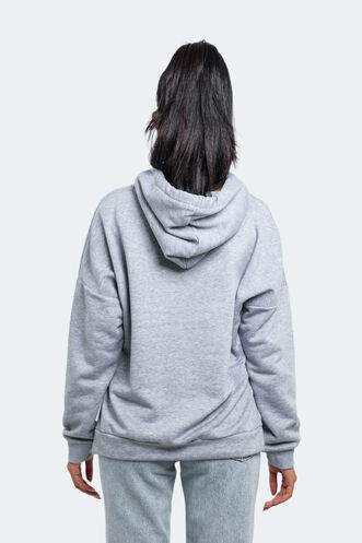 Slazenger MAGNET Kadın Sweatshirt Gri - Thumbnail