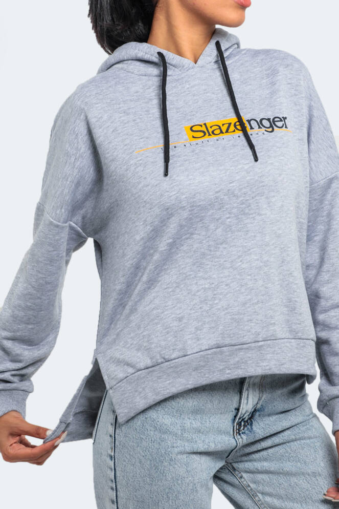 Slazenger MAGNET Kadın Sweatshirt Gri