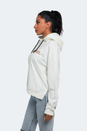 Slazenger MAGNET Kadın Sweatshirt Krem - Thumbnail