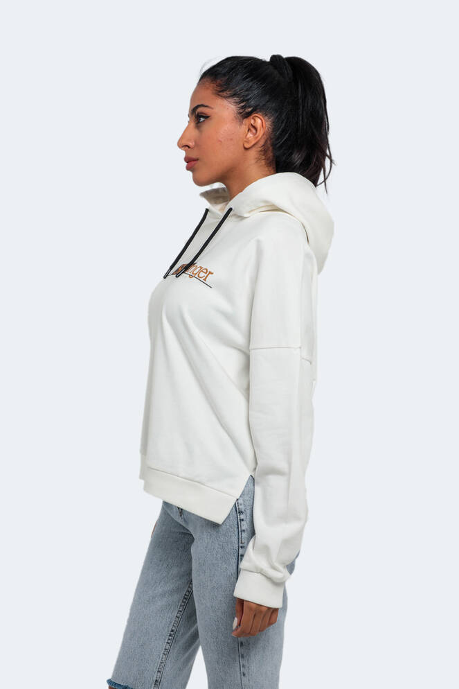 Slazenger MAGNET Kadın Sweatshirt Krem