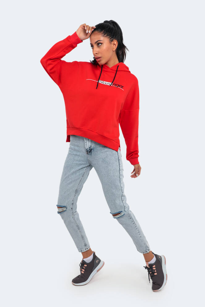 Slazenger MAGNET Kadın Sweatshirt Pembe