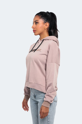 Slazenger MAGNET Kadın Sweatshirt Vizon - Thumbnail